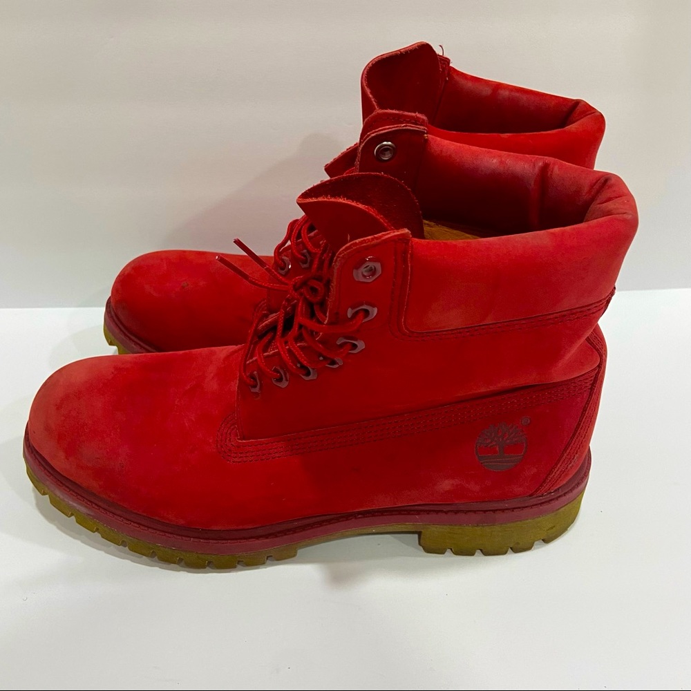 Timberland 6" Premium Boot Red men sneakers size 38 (5)